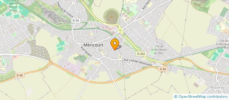 localisation de l'entreprise MADAME MARION TOURSEL  MERICOURT