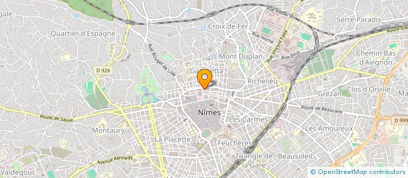 localisation de l'entreprise MADAME MARION TOUZELLIER  NIMES