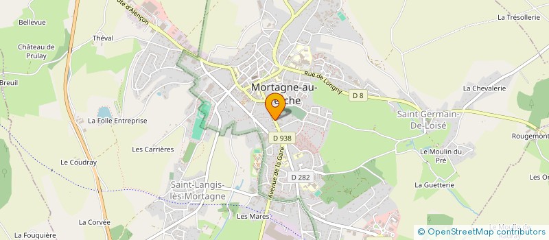 localisation de l'entreprise MADAME MARION TRAMA à MORTAGNE-AU-PERCHE