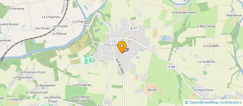 localisation de l'entreprise MADAME MARION TROUCHARD  PLECHATEL