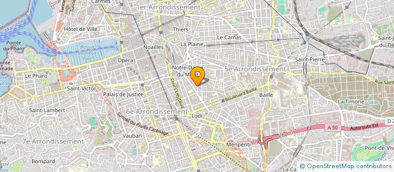 localisation de l'entreprise MADAME MARION TURQUET à MARSEILLE