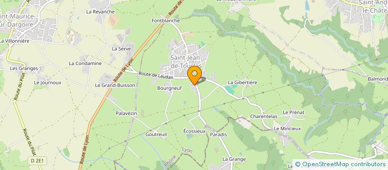 localisation de l'entreprise MADAME MARION TURRIN  GIVORS