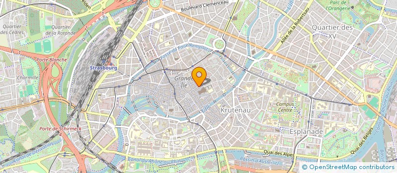 localisation de l'entreprise MADAME MARION UHLE  STRASBOURG