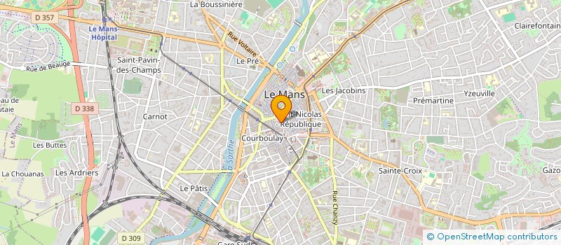 localisation de l'entreprise MADAME MARION VADE  LE MANS