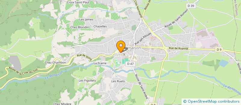 localisation de l'entreprise MADAME MARION VALIERE  RENAISON