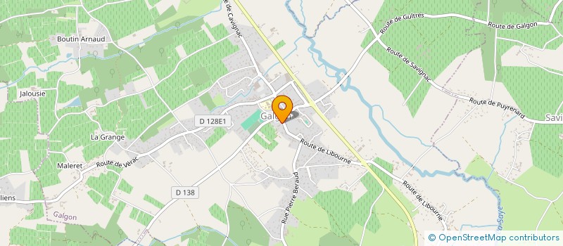 localisation de l'entreprise MADAME MARION VALLEE  GALGON