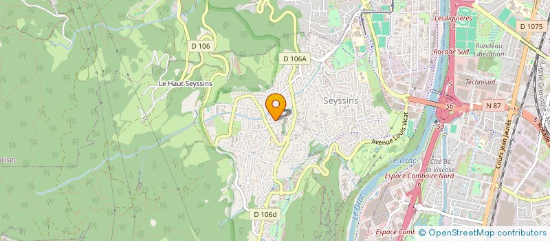 localisation de l'entreprise MADAME MARION VALLET  SEYSSINS