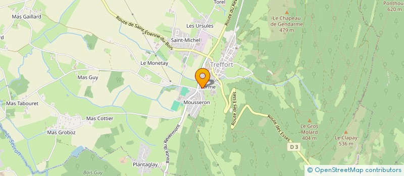localisation de l'entreprise MADAME MARION VANARET à VAL-REVERMONT