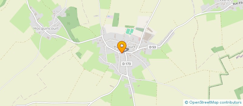 localisation de l'entreprise MADAME MARION VANMEENEN à HALLENCOURT