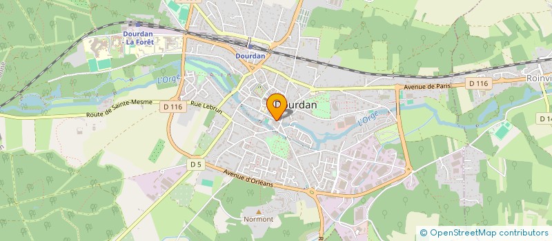 localisation de l'entreprise MADAME MARION VANNIER à DOURDAN