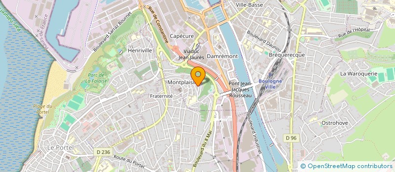 localisation de l'entreprise MADAME MARION VANTOURNHOUDT à BOULOGNE-SUR-MER