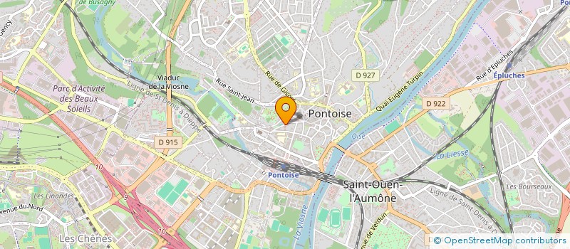 localisation de l'entreprise MADAME MARION VARE  PONTOISE