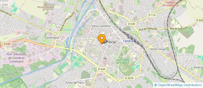 localisation de l'entreprise MADAME MARION VASSEUR à CAMBRAI