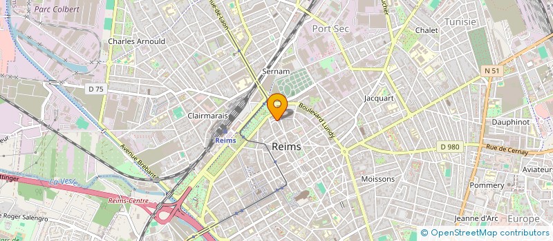 localisation de l'entreprise MADAME MARION VAZELLE à REIMS