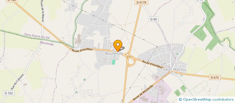 localisation de l'entreprise MADAME MARION VERDIERE  BOULLEVILLE