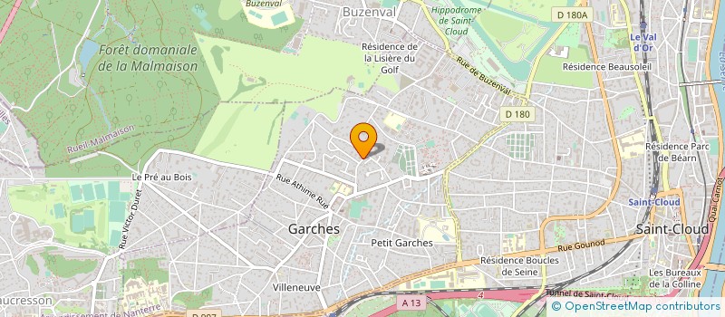 localisation de l'entreprise MADAME MARION VERGNE à GARCHES