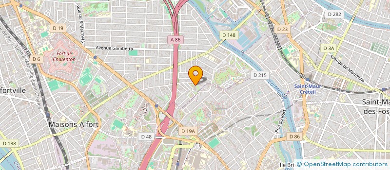 localisation de l'entreprise MADAME MARION VERGNOLLE  MAISONS-ALFORT