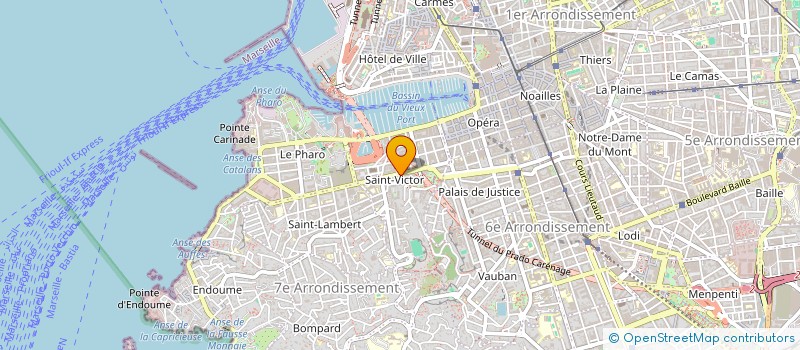localisation de l'entreprise MADAME MARION VERNAZ à MARSEILLE
