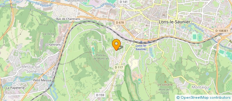 localisation de l'entreprise MADAME MARION VERPEAUX  LONS-LE-SAUNIER