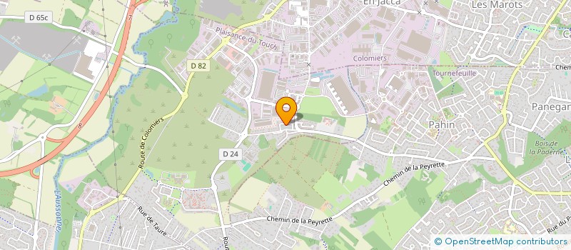 localisation de l'entreprise MADAME MARION VERRET  PLAISANCE-DU-TOUCH