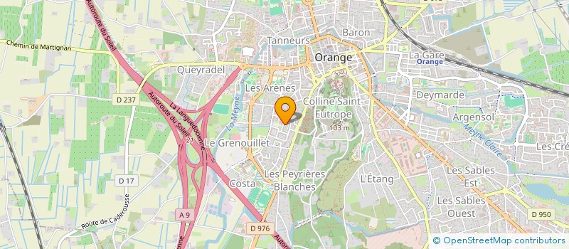 localisation de l'entreprise MADAME MARION VERRIER  ORANGE