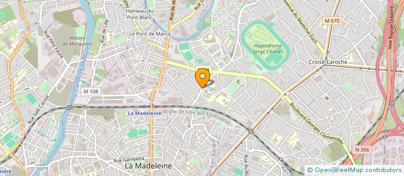 localisation de l'entreprise MADAME MARION VERSPIEREN à MARCQ-EN-BARŒUL