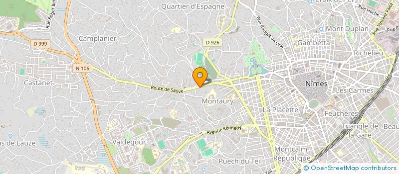 localisation de l'entreprise MADAME MARION VEYRUNES  NIMES