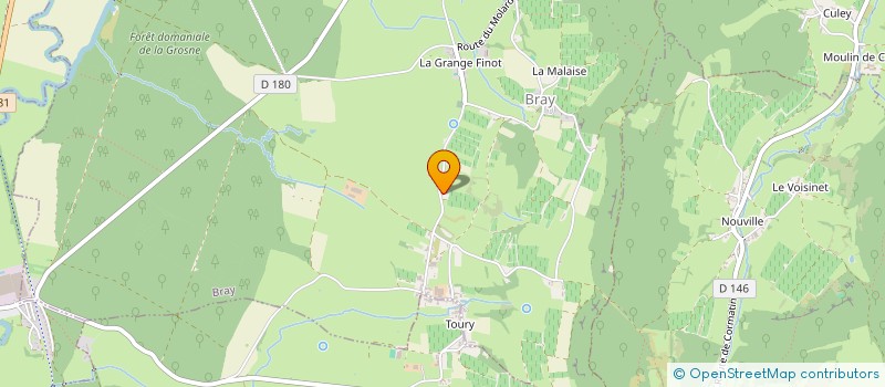 localisation de l'entreprise MADAME MARION VIAL  BRAY