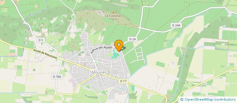 localisation de l'entreprise MADAME MARION VIANES  MOURIES