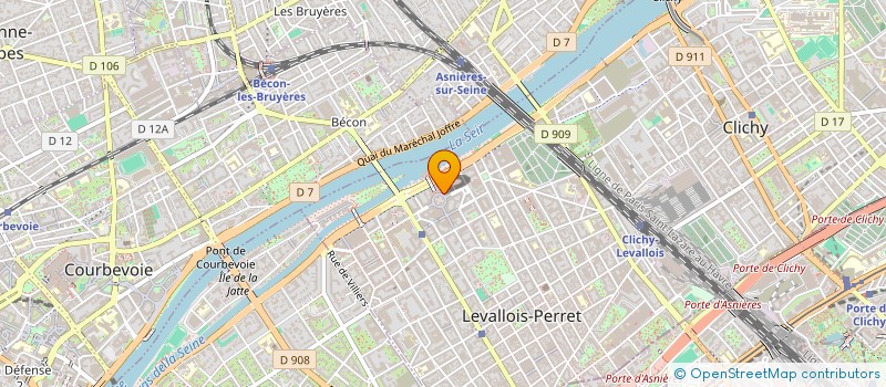localisation de l'entreprise MADAME MARION VIARNAUD à LEVALLOIS-PERRET