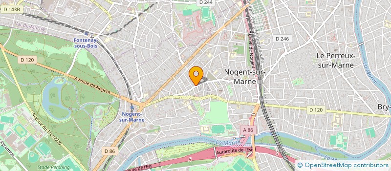 localisation de l'entreprise MADAME MARION VIAULT  NOGENT-SUR-MARNE