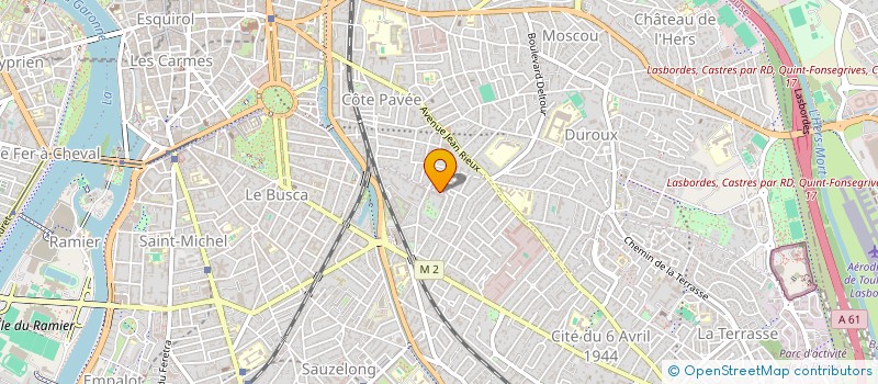 localisation de l'entreprise MADAME MARION VICTOIRE à TOULOUSE