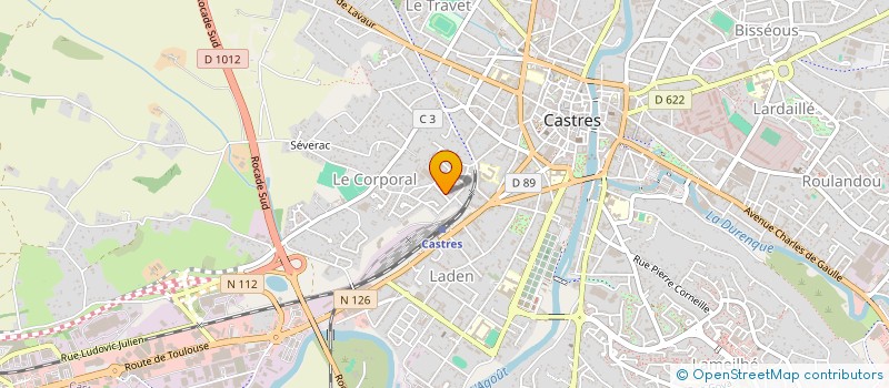 localisation de l'entreprise MADAME MARION VIDAL  CASTRES