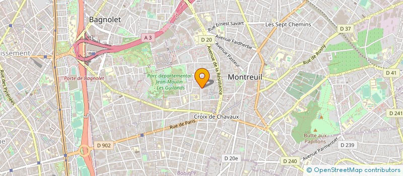 localisation de l'entreprise MADAME MARION VIENNE à MONTREUIL