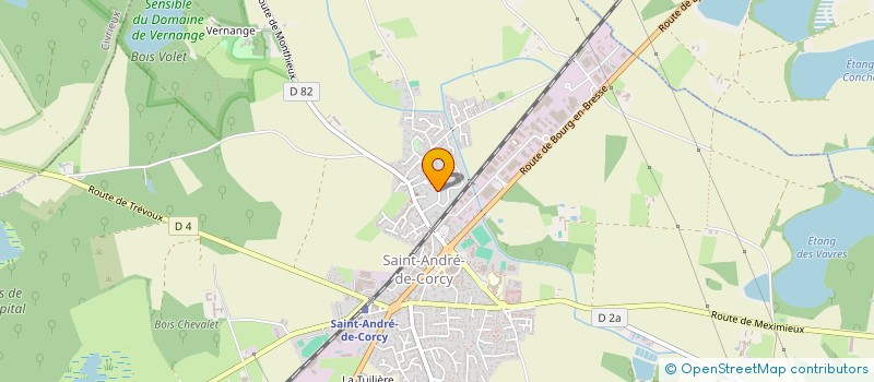 localisation de l'entreprise MADAME MARION VIGNARD  SAINT-ANDRE-DE-CORCY