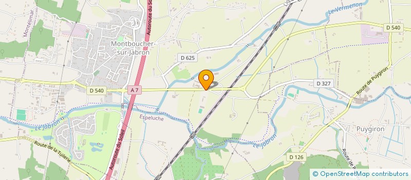 localisation de l'entreprise MADAME MARION VIGNE  MONTBOUCHER-SUR-JABRON