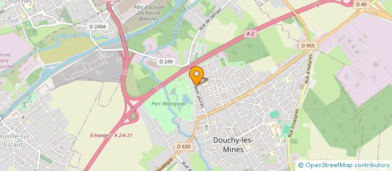 localisation de l'entreprise MADAME MARION VILCOT  DOUCHY-LES-MINES