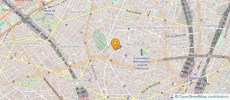 localisation de l'entreprise MADAME MARION VILLAIN à CLICHY