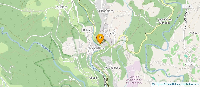 localisation de l'entreprise MADAME MARION VILLANI  CHASSIERS