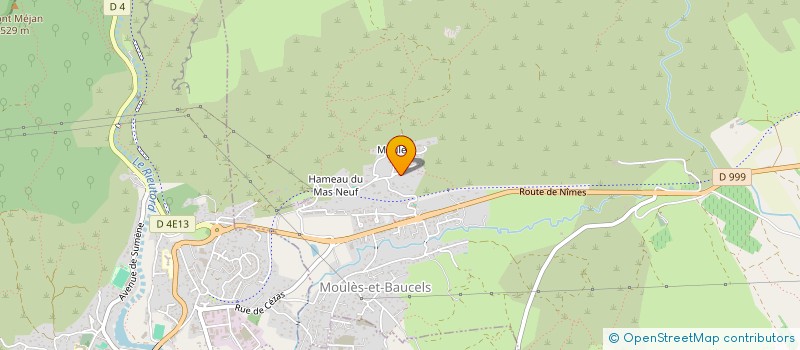 localisation de l'entreprise MADAME MARION VILLEGAS  MOULES-ET-BAUCELS