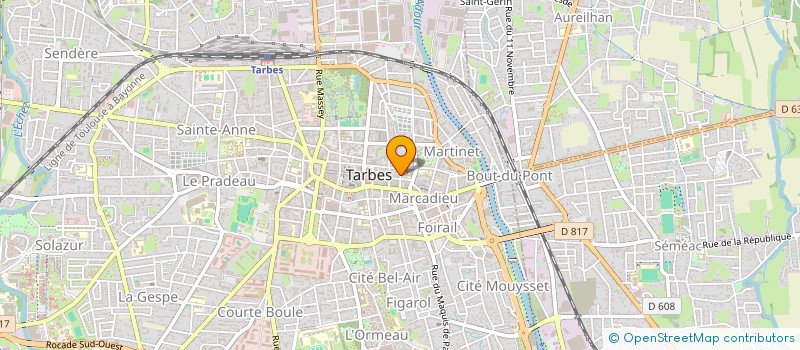 localisation de l'entreprise MADAME MARION VINAS  TARBES