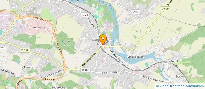 localisation de l'entreprise MADAME MARION VINCENT à MAGNAC-SUR-TOUVRE
