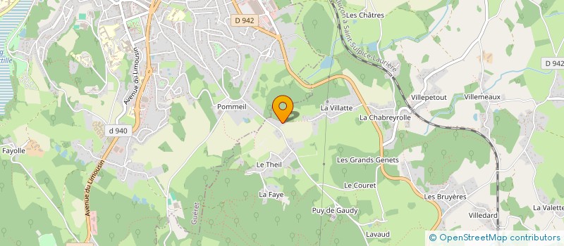 localisation de l'entreprise MADAME MARION VINCENT à SAINT-CHRISTOPHE