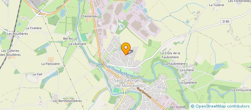 localisation de l'entreprise MADAME MARION VINET à MONTAIGU-VENDEE