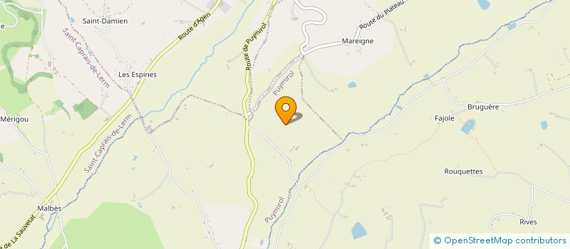 localisation de l'entreprise MADAME MARION VOINEAU  PUYMIROL