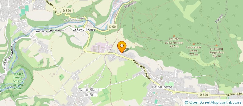 localisation de l'entreprise MADAME MARION VON DACH à LA MURETTE