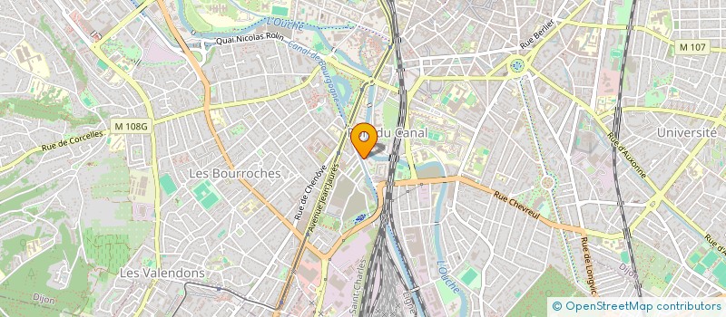 localisation de l'entreprise MADAME MARION VOULQUIN  DIJON