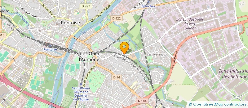 localisation de l'entreprise MADAME MARION WAQUET à SAINT-OUEN-L'AUMONE