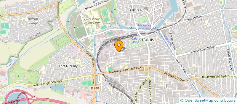 localisation de l'entreprise MADAME MARION WASSELIN  CALAIS