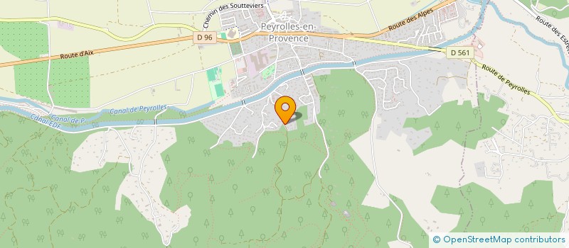 localisation de l'entreprise MADAME MARION WEGNER  PEYROLLES-EN-PROVENCE